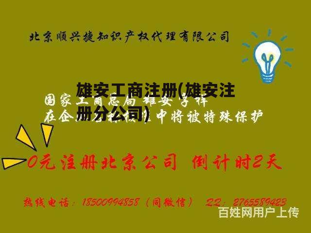 雄安工商注册(雄安注册分公司)