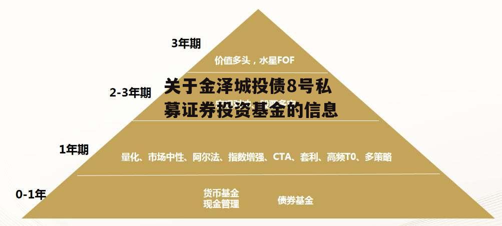 关于金泽城投债8号私募证券投资基金的信息