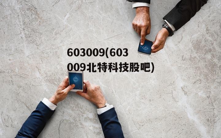 603009(603009北特科技股吧)