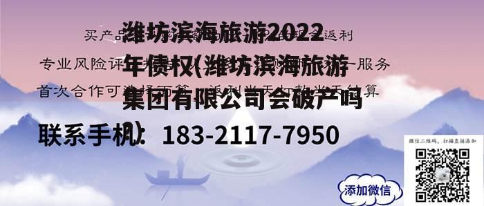 潍坊滨海旅游2022年债权(潍坊滨海旅游集团有限公司会破产吗?)