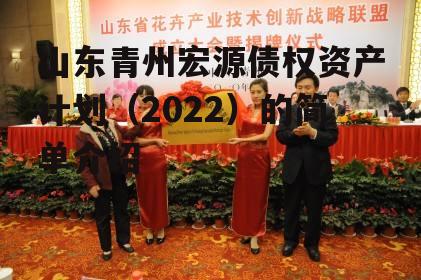 山东青州宏源债权资产计划（2022）的简单介绍