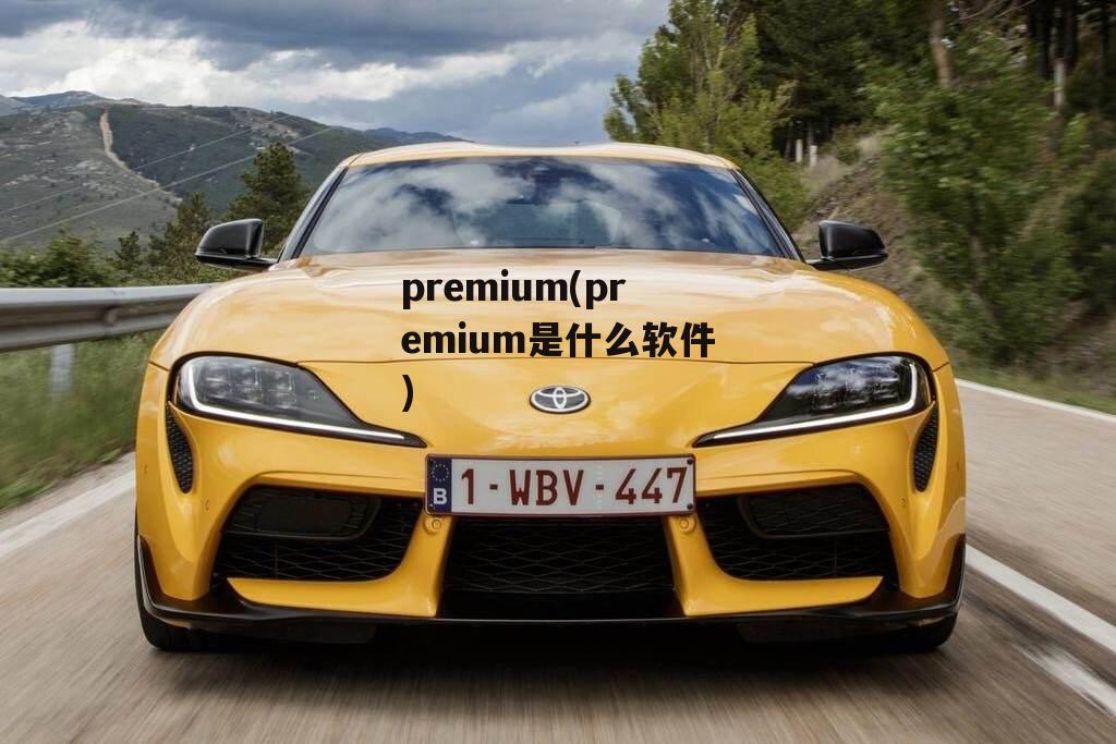 premium(premium是什么软件)