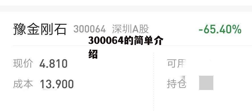 300064的简单介绍