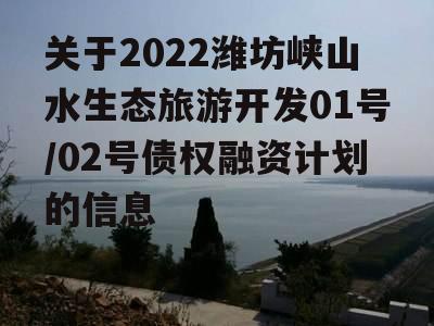 关于2022潍坊峡山水生态旅游开发01号/02号债权融资计划的信息