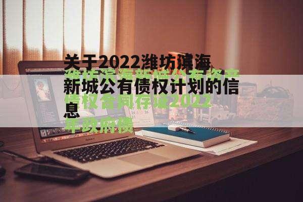 关于2022潍坊滨海新城公有债权计划的信息