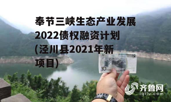 奉节三峡生态产业发展2022债权融资计划(泾川县2021年新项目)