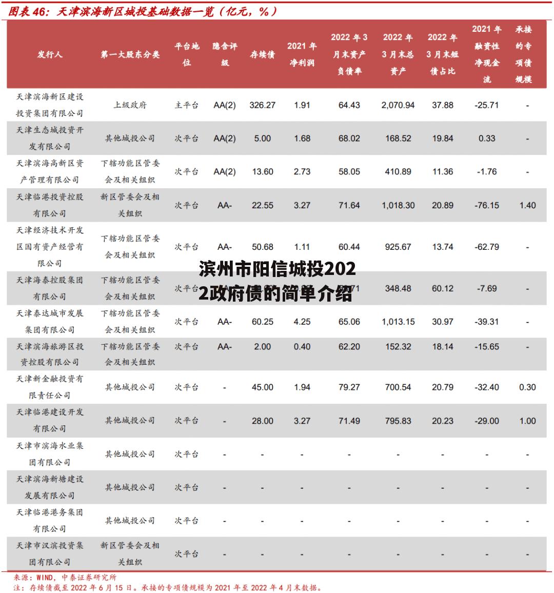 滨州市阳信城投2022政府债的简单介绍