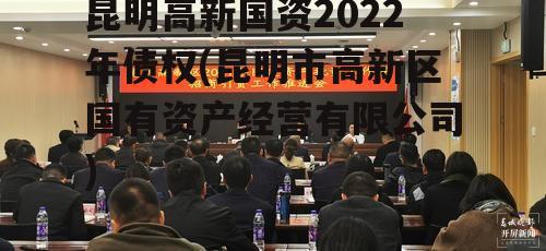 昆明高新国资2022年债权(昆明市高新区国有资产经营有限公司)