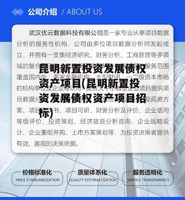 昆明新置投资发展债权资产项目(昆明新置投资发展债权资产项目招标)