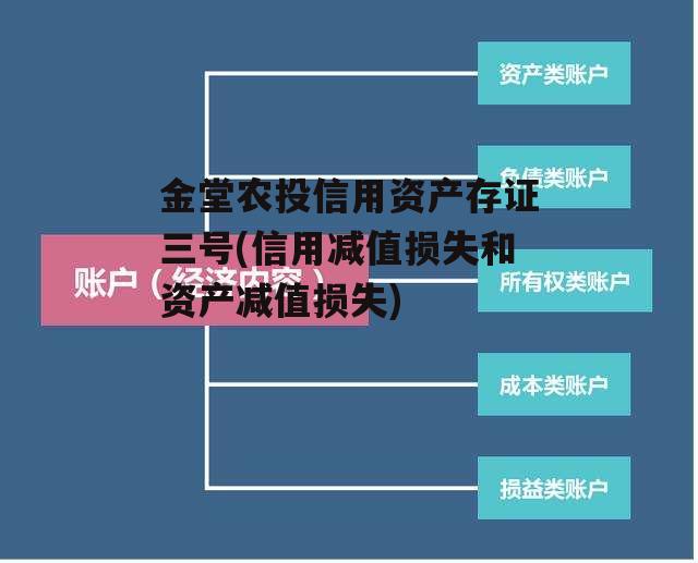 金堂农投信用资产存证三号(信用减值损失和资产减值损失)