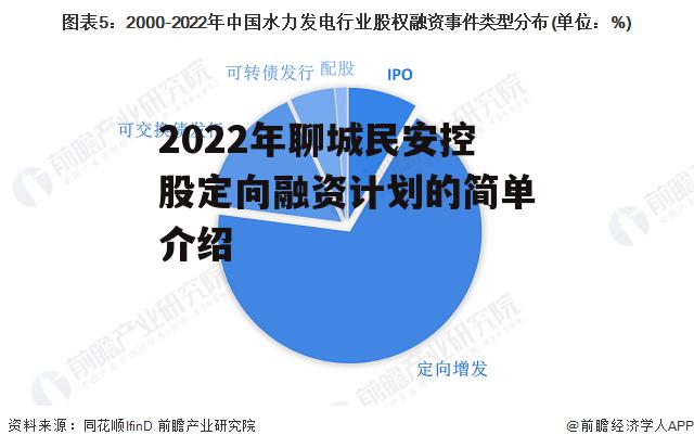 2022年聊城民安控股定向融资计划的简单介绍