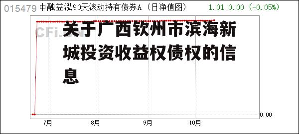 关于广西钦州市滨海新城投资收益权债权的信息