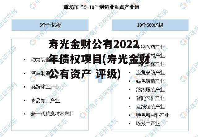 寿光金财公有2022年债权项目(寿光金财公有资产 评级)