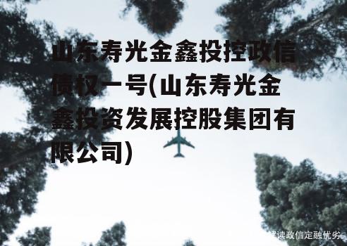 山东寿光金鑫投控政信债权一号(山东寿光金鑫投资发展控股集团有限公司)