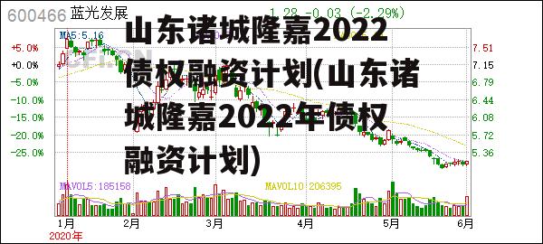 山东诸城隆嘉2022债权融资计划(山东诸城隆嘉2022年债权融资计划)