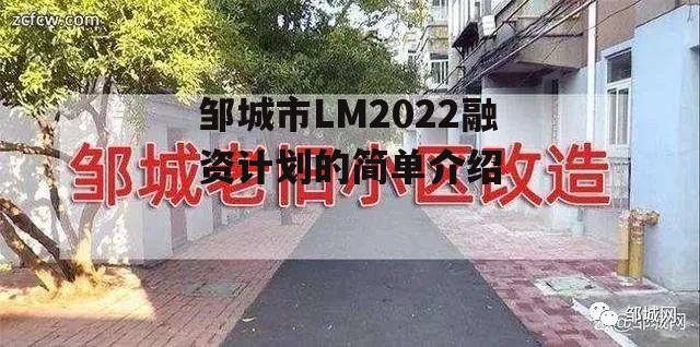 邹城市LM2022融资计划的简单介绍