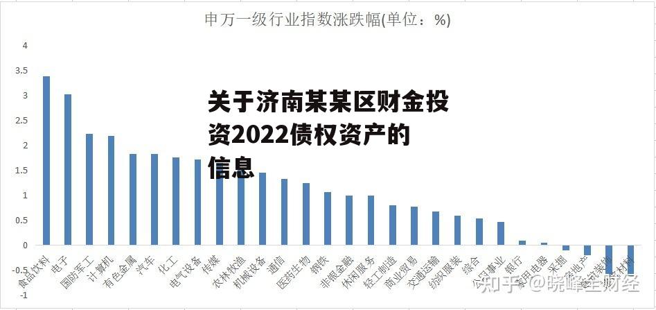 关于济南某某区财金投资2022债权资产的信息