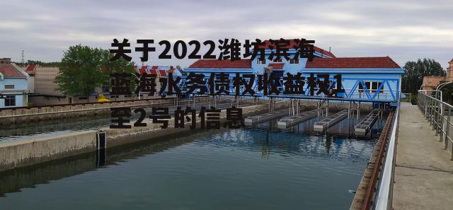 关于2022潍坊滨海蓝海水务债权收益权1至2号的信息