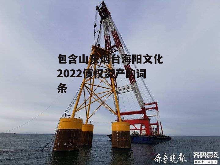 包含山东烟台海阳文化2022债权资产的词条