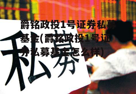 爵铭政投1号证券私募基金(爵铭政投1号证券私募基金怎么样)