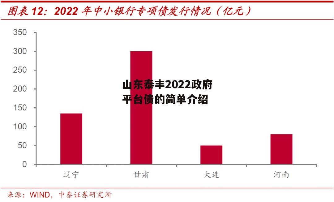 山东泰丰2022政府平台债的简单介绍