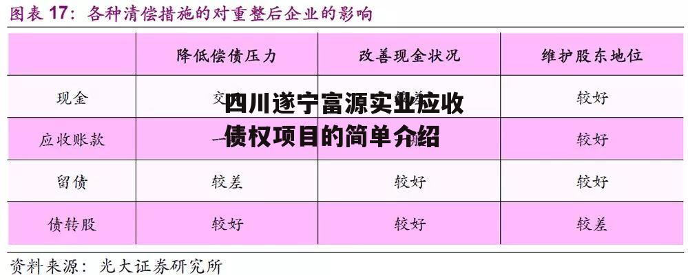 四川遂宁富源实业应收债权项目的简单介绍