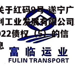 关于红码9号-遂宁广利工业发展有限公司2022债权（5）的信息