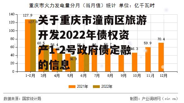 关于重庆市潼南区旅游开发2022年债权资产1-2号政府债定融的信息