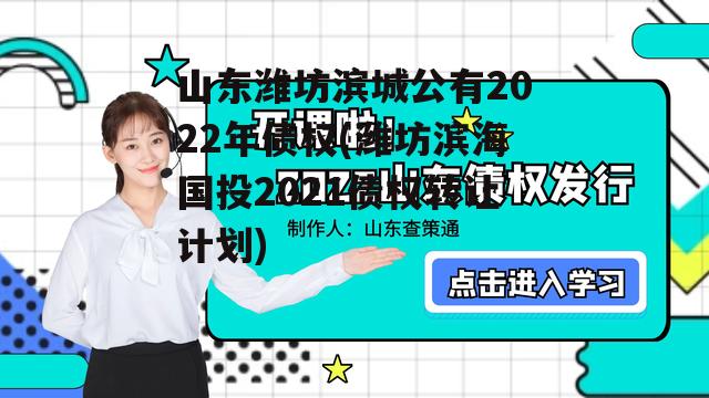 山东潍坊滨城公有2022年债权(潍坊滨海国投2021债权转让计划)