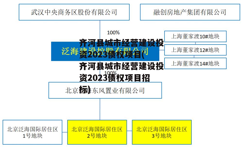 齐河县城市经营建设投资2023债权项目(齐河县城市经营建设投资2023债权项目招标)