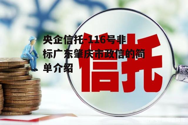 央企信托-116号非标广东肇庆市政信的简单介绍