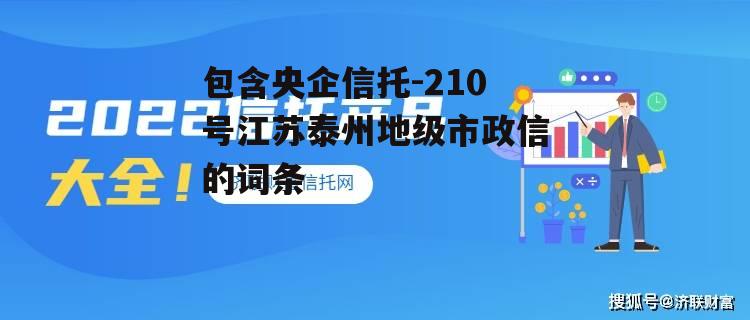 包含央企信托-210号江苏泰州地级市政信的词条