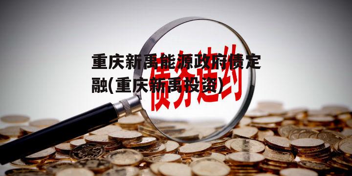 重庆新禹能源政府债定融(重庆新禹投资)