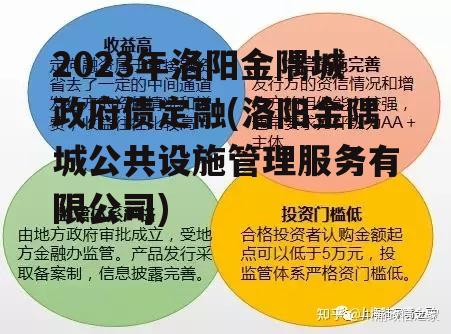 2023年洛阳金隅城政府债定融(洛阳金隅城公共设施管理服务有限公司)