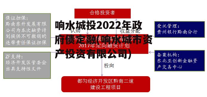 响水城投2022年政府债定融(响水城市资产投资有限公司)