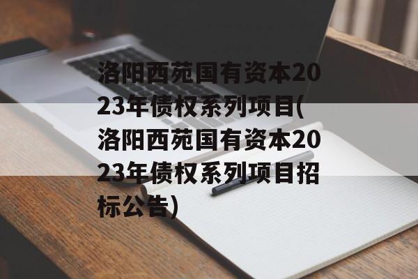 洛阳西苑国有资本2023年债权系列项目(洛阳西苑国有资本2023年债权系列项目招标公告)