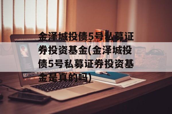 金泽城投债5号私募证券投资基金(金泽城投债5号私募证券投资基金是真的吗)