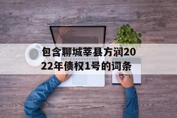 包含聊城莘县方润2022年债权1号的词条