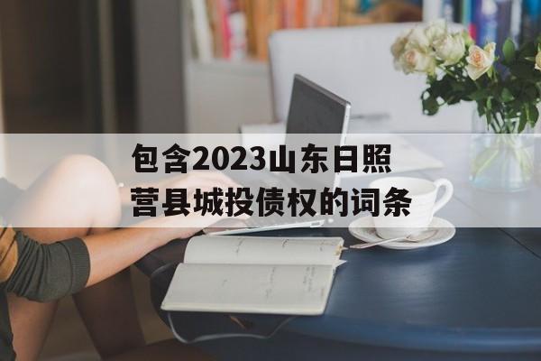 包含2023山东日照营县城投债权的词条