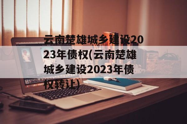 云南楚雄城乡建设2023年债权(云南楚雄城乡建设2023年债权转让)