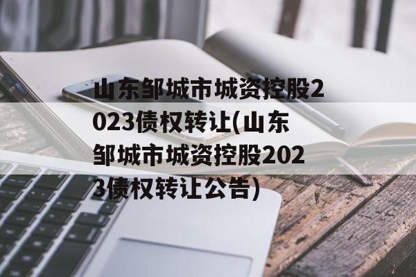 山东邹城市城资控股2023债权转让(山东邹城市城资控股2023债权转让公告)