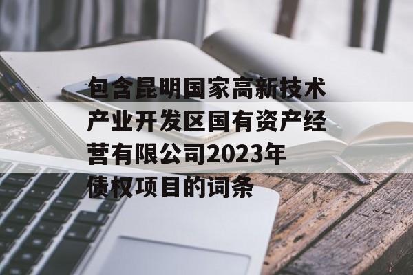 包含昆明国家高新技术产业开发区国有资产经营有限公司2023年债权项目的词条