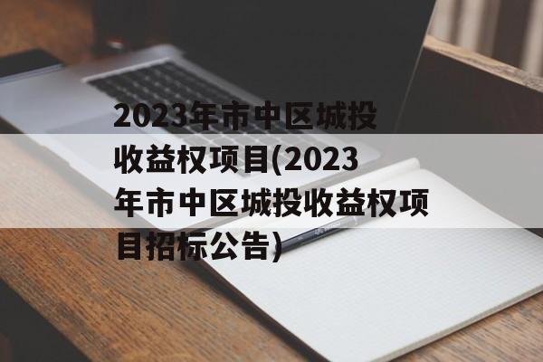 2023年市中区城投收益权项目(2023年市中区城投收益权项目招标公告)