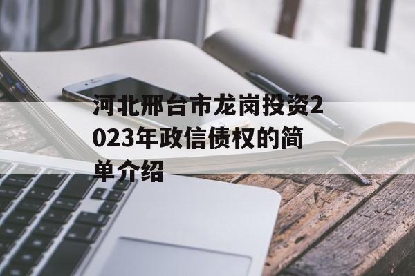 河北邢台市龙岗投资2023年政信债权的简单介绍