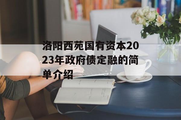 洛阳西苑国有资本2023年政府债定融的简单介绍