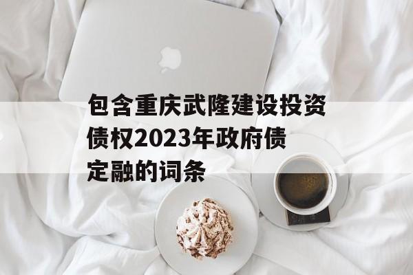 包含重庆武隆建设投资债权2023年政府债定融的词条