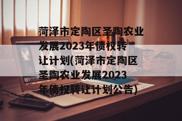 菏泽市定陶区圣陶农业发展2023年债权转让计划(菏泽市定陶区圣陶农业发展2023年债权转让计划公告)