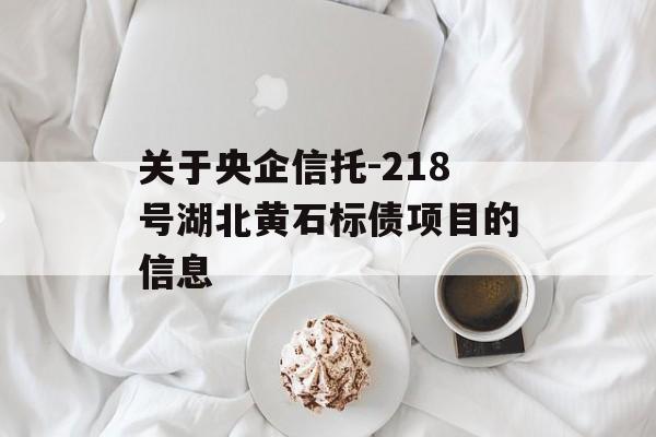 关于央企信托-218号湖北黄石标债项目的信息