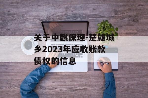 关于中麒保理-楚雄城乡2023年应收账款债权的信息