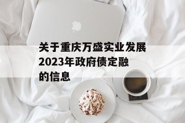 关于重庆万盛实业发展2023年政府债定融的信息